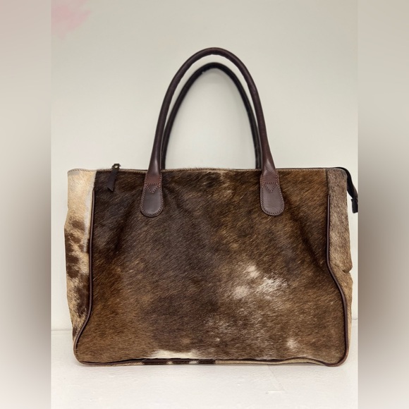 Cow Hide Purse Real Fur with Matching Wallet - Picture 3 of 6